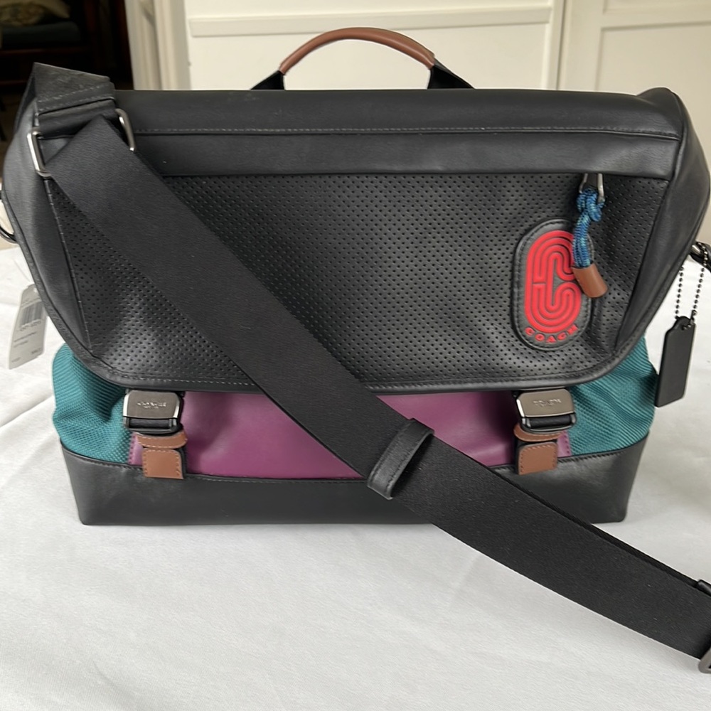 COACH laptop bag, book bag, carry on, luggage.